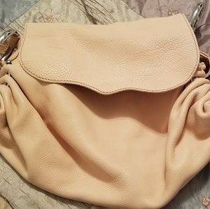 Carlos Falchi "Chi" Pink Leather Shoulder Bag NWOT